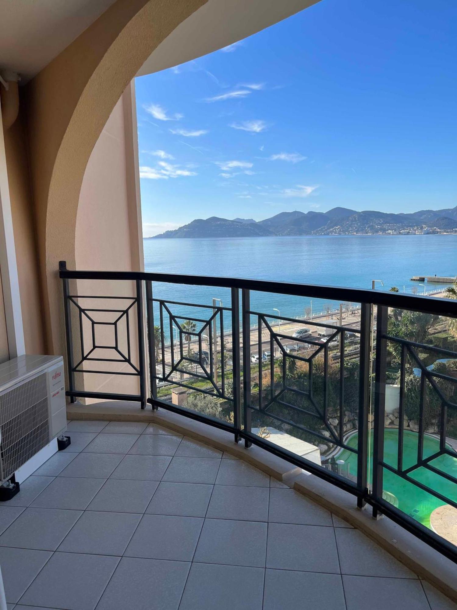 Cannes Apartment With Sea View, Aircondition And Parking Exterior foto